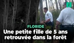 Une petite fille perdue retrouvée dans les bois grâce à une caméra thermique des policiers