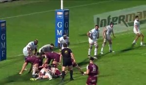 TOP 14 - Essai de Nicolas DEPOORTERE (UBB) - Union Bordeaux-Bègles - Racing 92