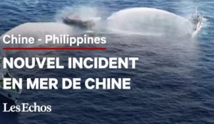 La Chine et les Philippines s’affrontent à coups de canon à eau en mer de Chine méridionale