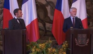 Suivez la conférence de presse d'Emmanuel Macron avec le président tchèque, Petr Pavel