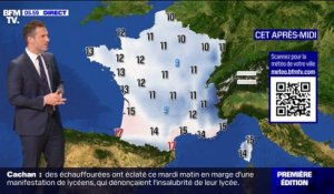 Des averses dans l'Est, de la neige sur les Alpes et du soleil dans le Sud, avec des températures comprises entre 9°C et 17°C... La météo de ce mercredi 6 mars