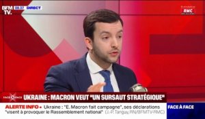 "Je soutiens la position que prendra Marine Le Pen": Jean-Philippe Tanguy répond sur le vote de l'aide de trois milliards d'euros à l'Ukraine