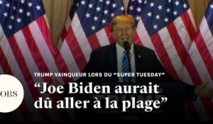 Donald Trump remporte le "Super Tuesday" et s'auto-congratule