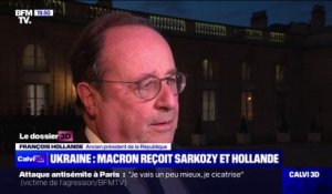 Guerre en Ukraine: Emmanuel Macron reçoit Nicolas Sarkozy et François Hollande à l'Élysée
