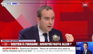 Guerre en Ukraine: l'hypothèse "d'envoyer des troupes au sol combattantes" n'est pas "mise sur la table", affirme Sébastien Lecornu