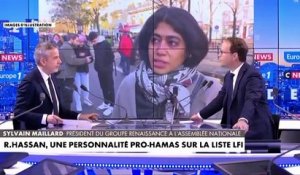 Rima Hassan sur la liste européenne de LFI : «C'est une honte absolue», déclare Sylvain Maillard