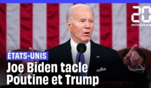 Etats-Unis : Devant le Congrès, Joe Biden tacle Poutine et Donald Trump