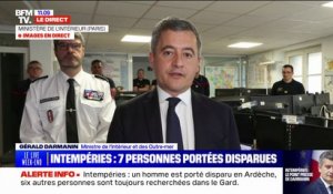 Dépression Monica: Gérald Darmanin fait le point sur la situation en direct