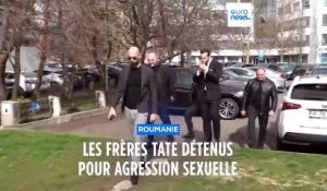 Roumanie : les frères Tate placés en détention pour agression sexuelle