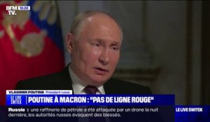 Vladimir Poutine: "La Russie n'a pas non plus de ligne rouge"