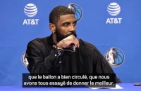 Mavs – Irving : "Les 30 passes décisives sont le signe que le ballon a bien circulé"