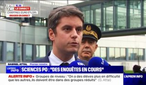 Sciences Po Paris: "Ça ne peut pas être un lieu où on accepte que les principes républicains soient foulés au pied" affirme le Premier ministre Gabriel Attal