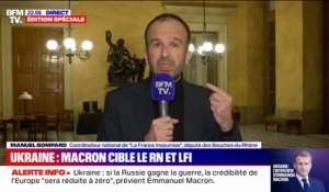 Guerre en Ukraine: "Négocier, ça ne veut pas dire céder aux exigences de Vladimir Poutine", affirme Manuel Bompard (LFI)