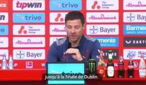 Xabi Alonso : "On ne pense pas à une finale contre Liverpool"