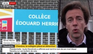 L’élève de 15 ans, qui avait menacé vendredi d’un couteau sa principale dans son son collège, près de Dijon, a été mis en examen et placé en détention provisoire