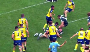 TOP 14 - Essai de Joe SIMMONDS (SP) - ASM Clermont – Section Paloise