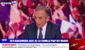 Aya Nakamura aux Jeux Olympiques: Éric Zemmour (Reconquête) dénonce le "coup politique et idéologique" d'Emmanuel Macron