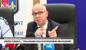 Mort d'Émile : ce qu'il faut retenir de la conférence de presse du procureur de la République d'Aix-en-Provence