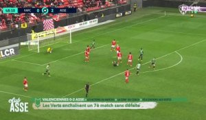 Les Verts enchaînent un septième match sans défaite en Ligue 2 / Les principales occas' de la rencontre à Valenciennes (0-2) / La conf' du coach / Et puis Félicitations aux Vertes.