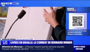 Livres en braille: le combat de Bernard Minier