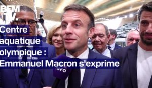 "Un travail remarquable": Emmanuel Macron inaugure le centre aquatique olympique de Saint-Denis
