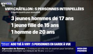 Adolescent mortellement agressé à Viry-Châtillon: cinq personnes placées en garde à vue