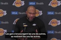 Lakers - Ham : "Nous aimons ce que nous sommes en train de construire"