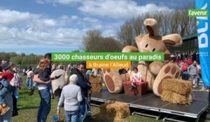 3000 chasseurs d'oeufs au paradis à Braine-l'Alleud