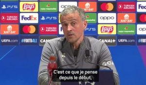 PSG - Luis Enrique : "J'espère que l'ambition l'emportera sur la pression"