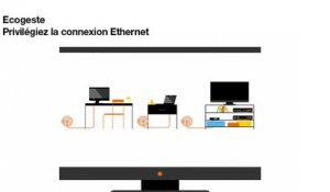 Ecogeste - Privilégier la connexion Ethernet - Orange