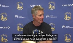 Warriors - Kerr mécontent du jeu malgré un record “fou” de 63% de réussite à 3 points