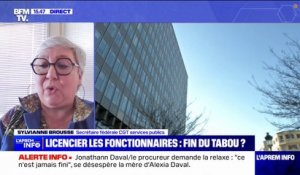 Licenciement des fonctionnaires: "Cette annonce nous a scotchés en l'apprenant par la presse" réagit Sylvianne Brousse, secrétaire fédérale CGT-services publics