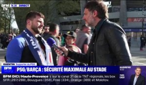 PSG-Barça: ce supporter trouve le dispositif de sécurité "rassurant"