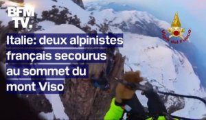 Italie: deux alpinistes français secourus alors qu'ils étaient bloqués au sommet du mont Viso