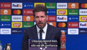 Atlético - Simeone : "Ce sera une belle soirée européenne"