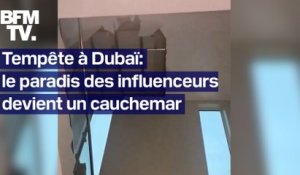 Plafond effondré, portail arraché... À Dubaï, les influenceurs français font les frais des inondations