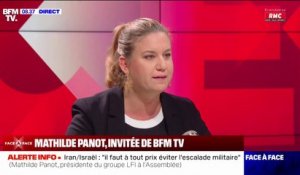 "Je crois que nous avons un grave problème démocratique" s'indigne Mathilde Panot à propos des conférences de LFI sur la Palestine annulées