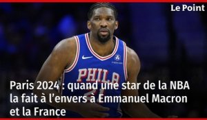 JO 2024 : quand la star de la NBA Joël Embiid la fait à l’envers à Emmanuel Macron et la France