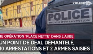 10 interpellations et un point de deal demantelé lors d’une opération "Place nette" à Troyes