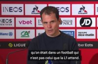 Lorient - Le Bris : “On était dans un football qui n'est pas celui que la L1 attend”