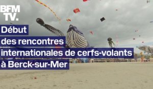 Les rencontres internationales de cerfs-volants débutent à Berck-sur-Mer