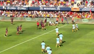 TOP 14 - Essai de Jake McINTYRE (USAP) - USA Perpignan - LOU Rugby