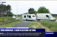 Kendji: plusieurs caravanes viennent de quitter l'aire d'accueil à Biscarrosse dans les Landes