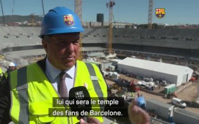 Barcelone - Laporta : "Le nouveau Camp Nou sera le plus beau stade du monde"