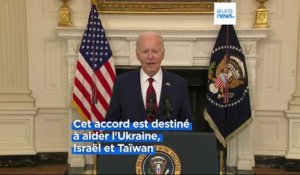 Biden signe un accord d'aide de 95 milliards de dollars attendu pour l'Ukraine