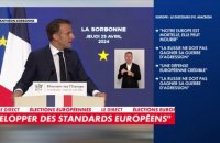 Emmanuel Macron : «Il faut bâtir une Europe en capacité de montrer qu’elle n’est pas le vassal des États-Unis»