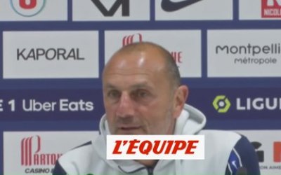 Der Zakarian : « On avance » - Foot - L1 - Montpellier