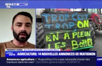 14 annonces de Matignon pour l'agriculture: "Ça va dans le bon sens", affirme Pierrick Horel, secrétaire général des Jeunes agriculteurs