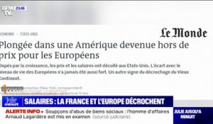 LA BANDE PREND LE POUVOIR - Salaires: la France et l'Europe décrochent