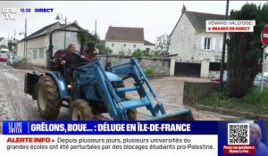 "On a évacué au moins une vingtaine voire une trentaine de camions de terre": après le déluge en Île-de-France, l'heure est au nettoyage